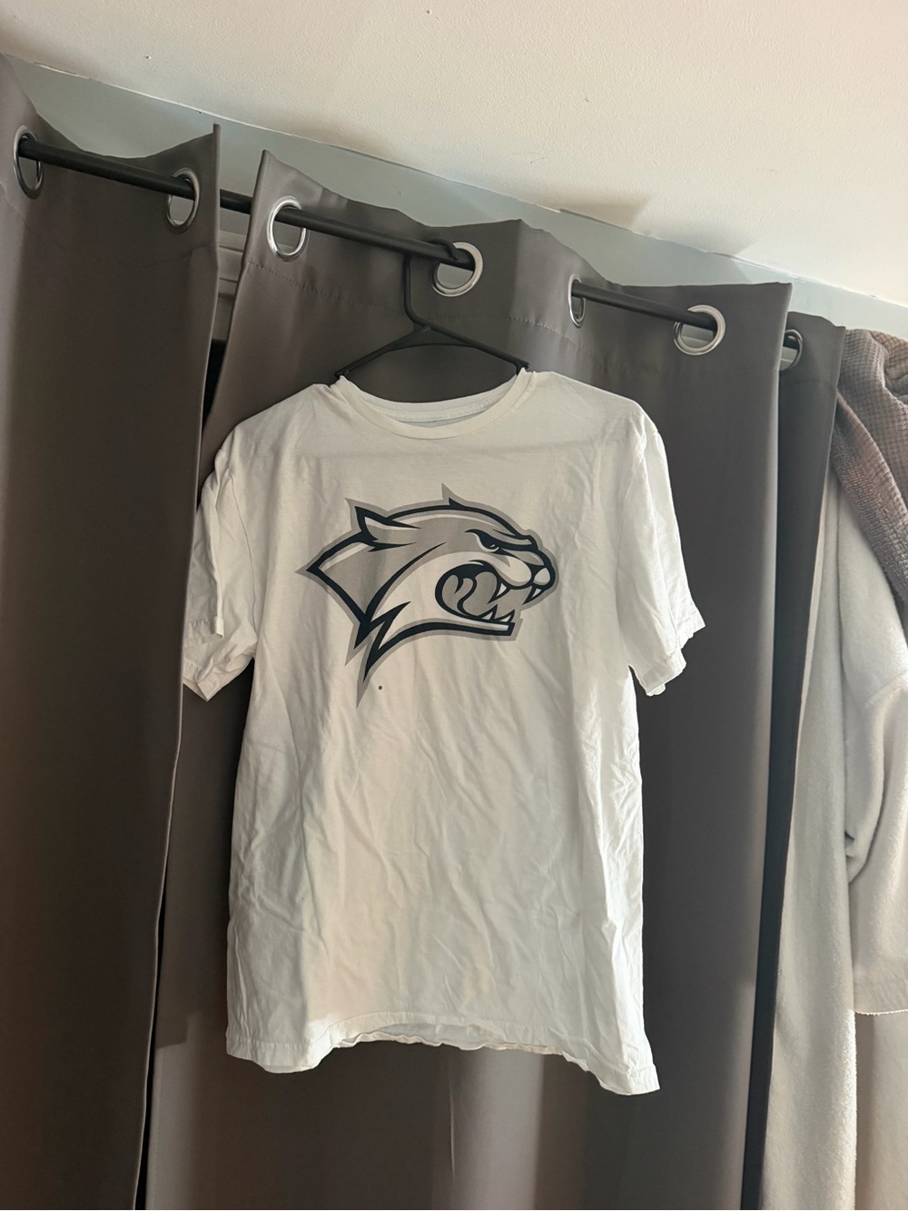 White UNH Tee